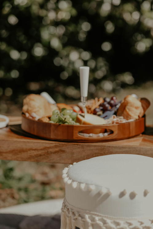 Charcuterie board are common in a luxury picnic